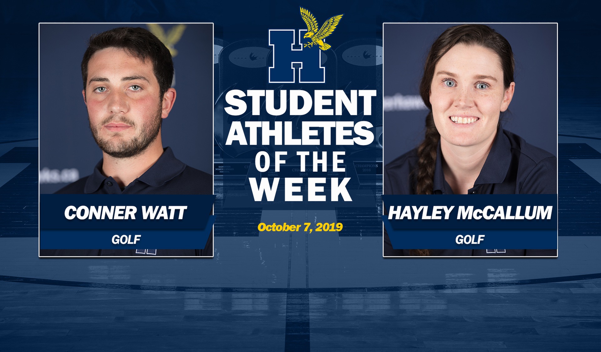 Watt, McCallum Earn Humber Student-Athlete of the Week Honours