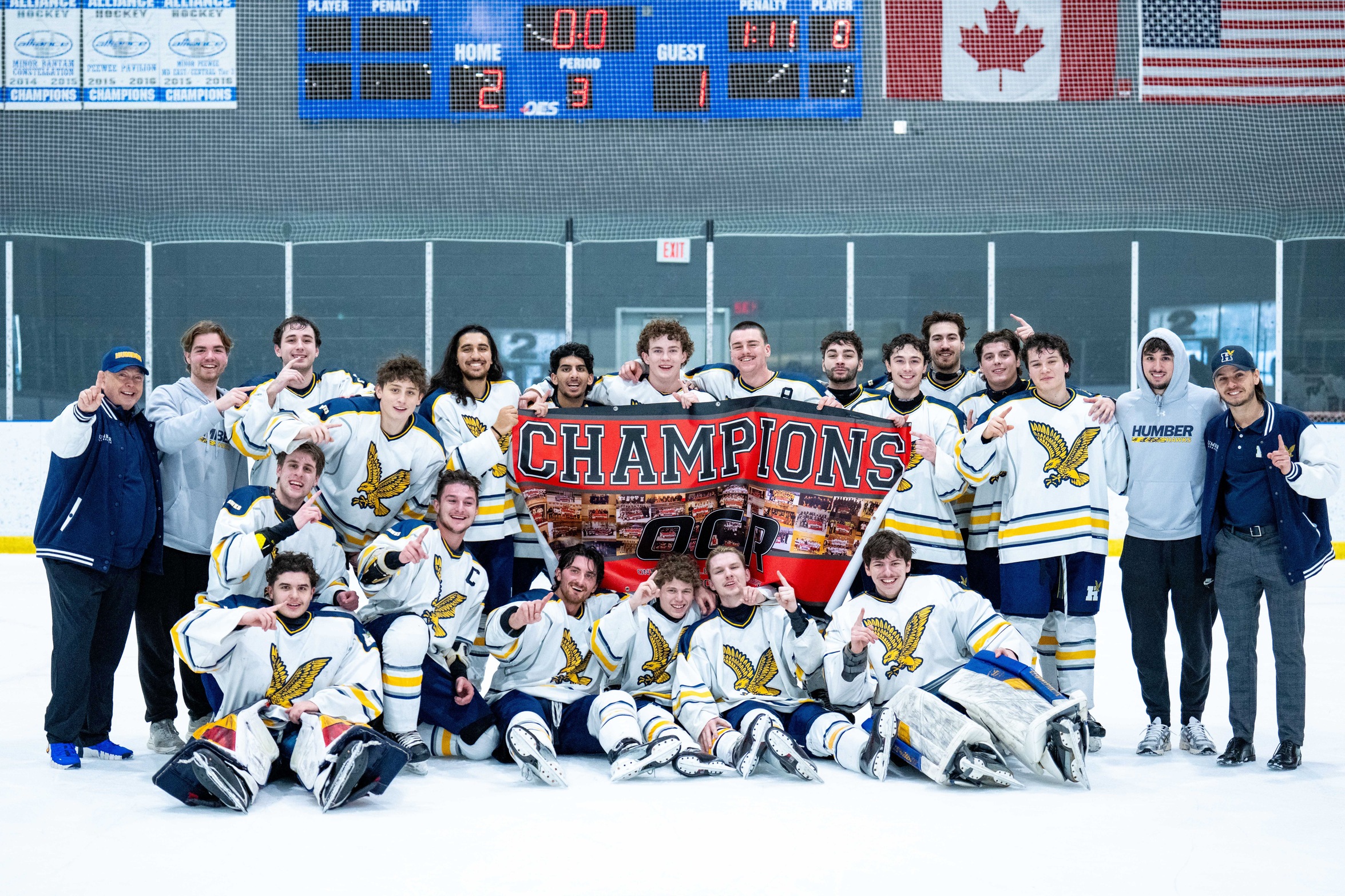 Hawks Win in Dramatic Fashion at Laurier Brantford to Qualify for OCR RECCup Championship
