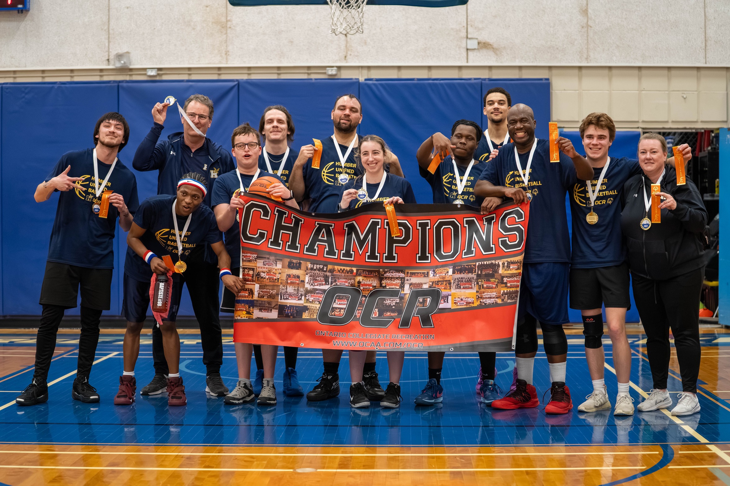 Unified Basketball Team Navy Golden at George Brown Tournament