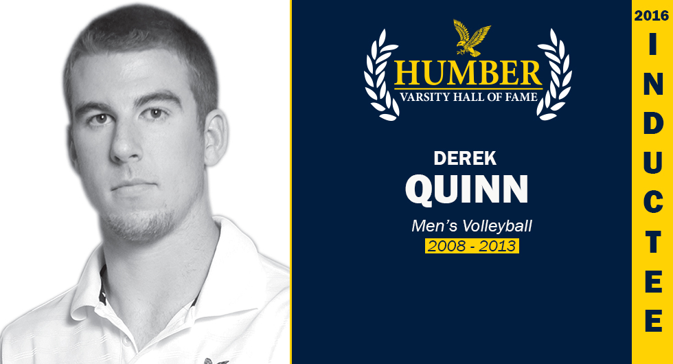 2016 HUMBER VARSITY HALL OF FAME INDUCTEE - DEREK QUINN