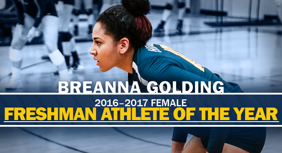 BREANNA GOLDING - FEMALE FRESHMAN ATHLETE OF THE YEAR