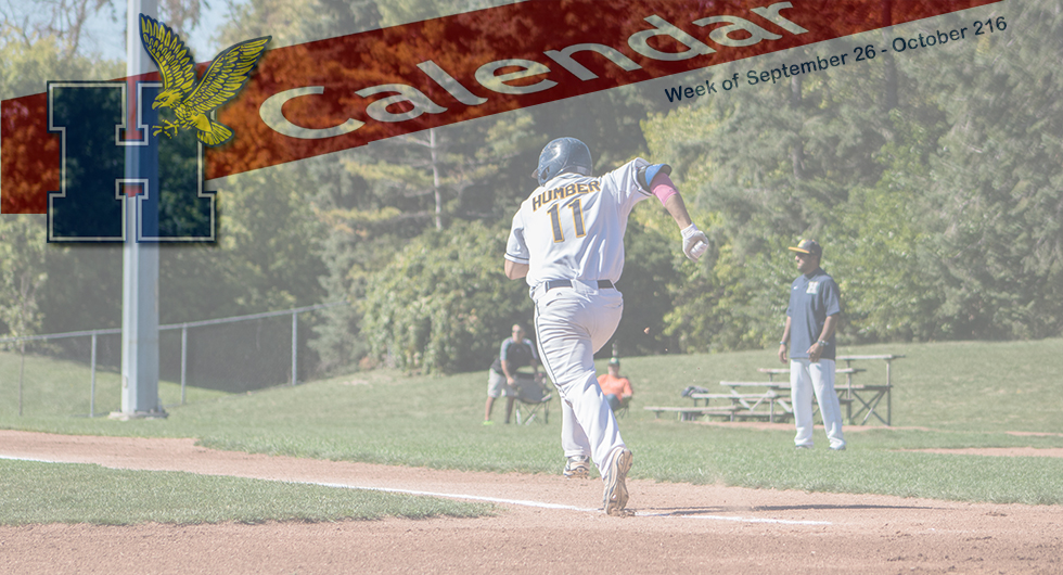 HUMBER HAWKS VARSITY &ndash; UPCOMING WEEK AT A GLANCE
