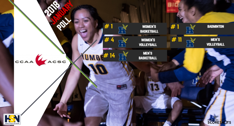 AS SECOND HALF STARTS, HAWKS CONTINUE TO SOAR IN RANKINGS