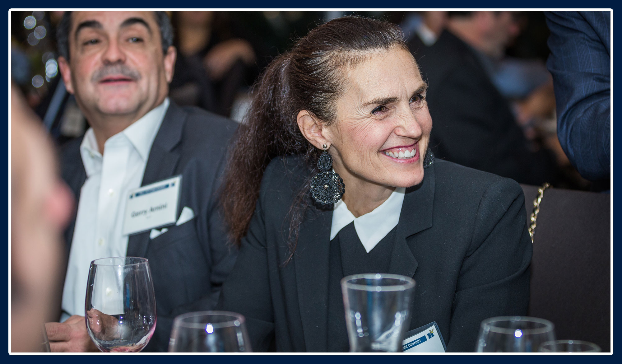 Teresa Arnini smiling at the hall of fame dinner