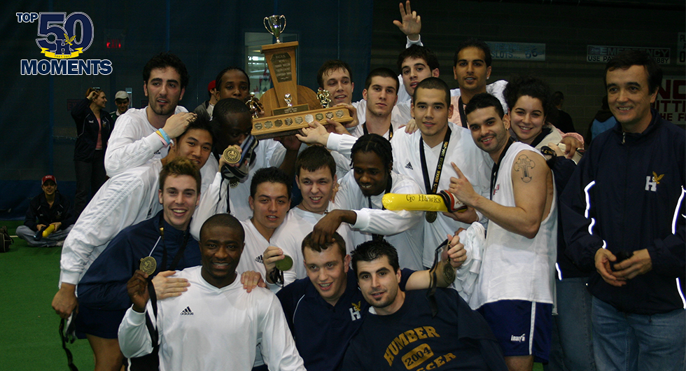 SIX CONSECUTIVE INDOOR CHAMPIONSHIPS FOR MEN'S SOCCER