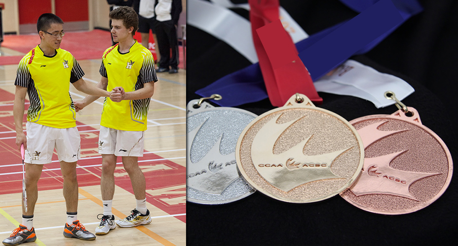 HAWKS CHOW & SCHMIDT AWARDED 2015 CCAA MEN&rsquo;S DOUBLES BRONZE MEDALS