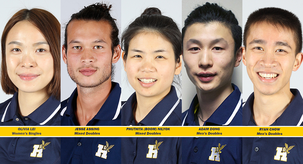 HAWKS BADMINTON FIVESOME HEAD WEST IN SEARCH OF CCAA GOLD