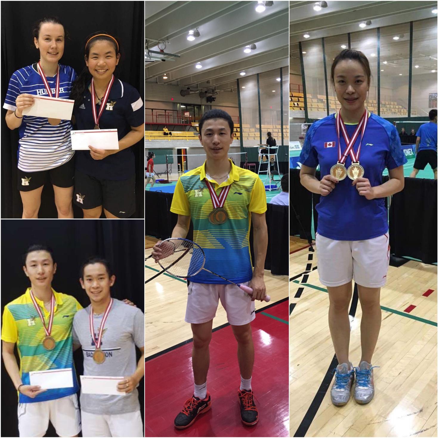 HAWKS BADMINTON EARN NUMEROUS MEDALS
