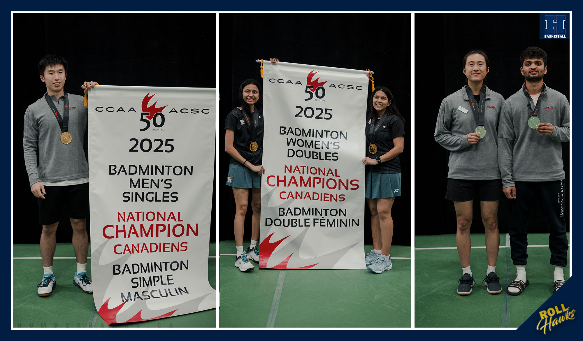 Humber Badminton dominates at nationals with two golds and one silver