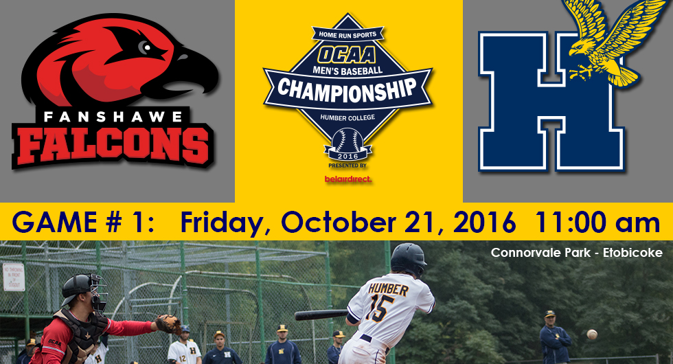 HAWKS OPEN 2016 OCAA CHAMPIONSHIPS ON FRIDAY VS. FANSHAWE