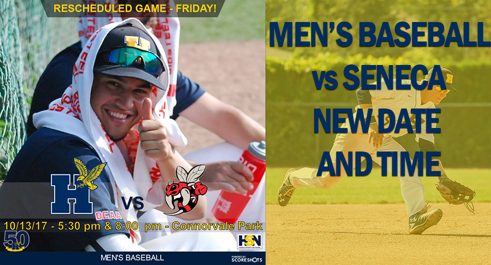 BASEBALL VS SENECA RESHEDULED FOR FRIDAY AT HOME