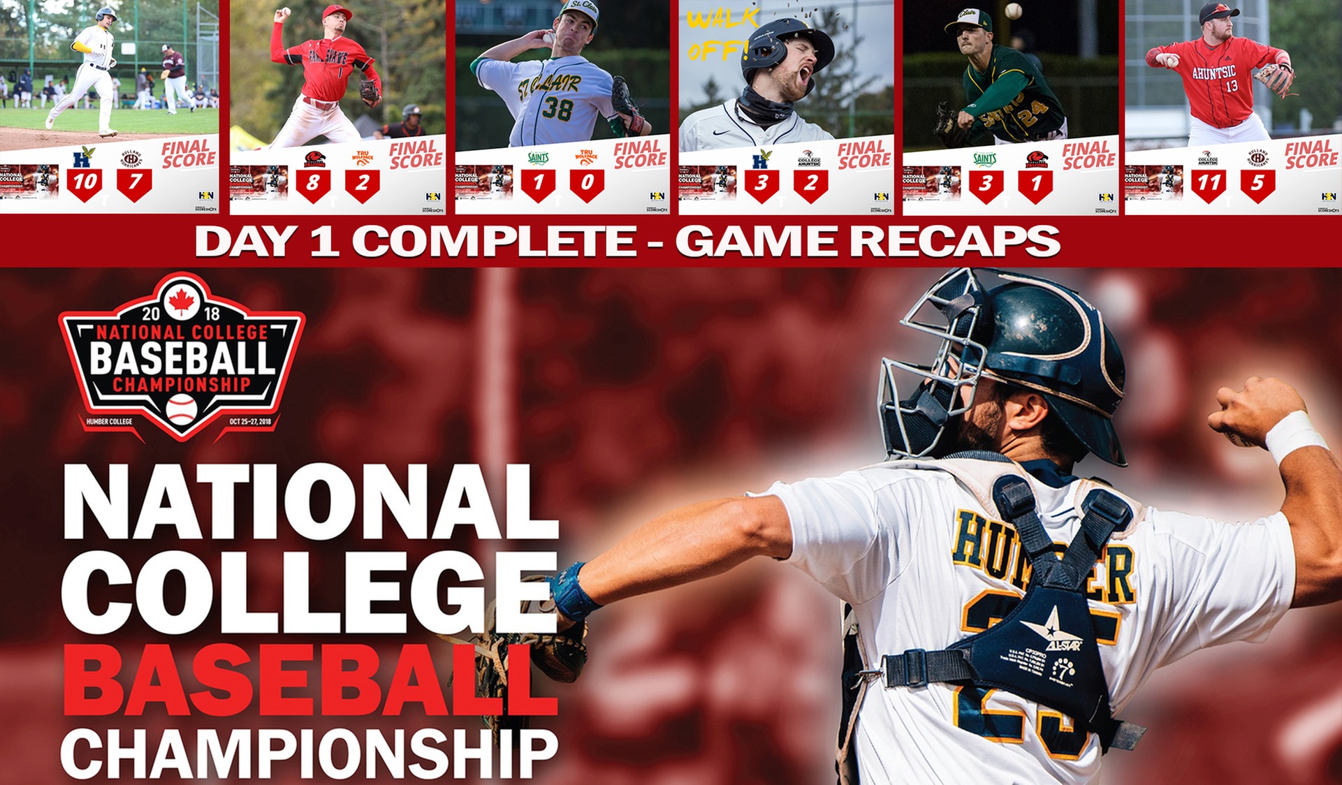 ROUND ROBIN PLAY COMPLETE AFTER DAY ONE AT 2018 NCBC