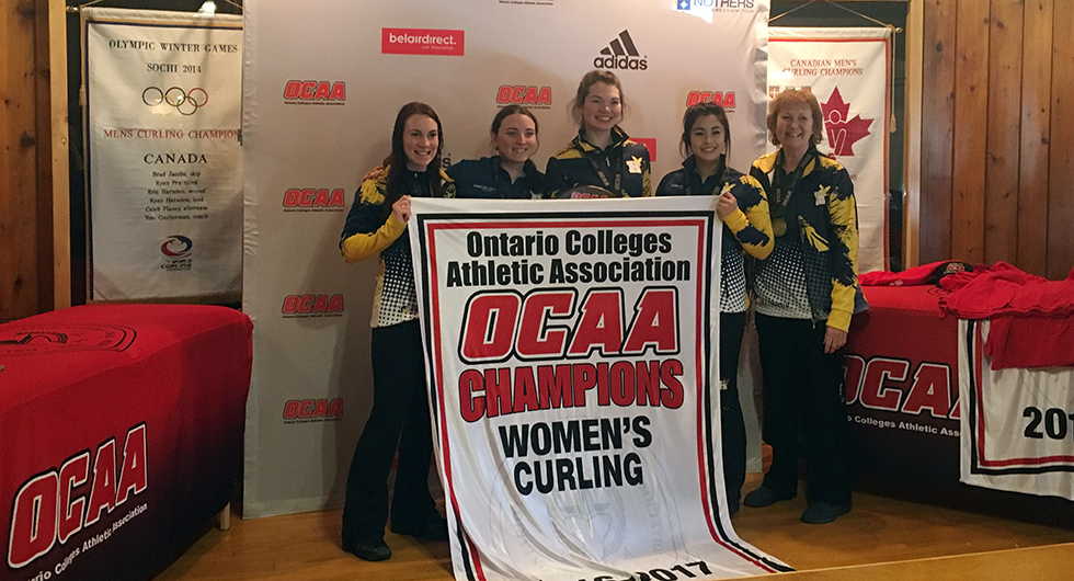 HAWKS WOMEN WIN FIRST OCAA CURLING CHAMPIONSHIP SINCE 1969