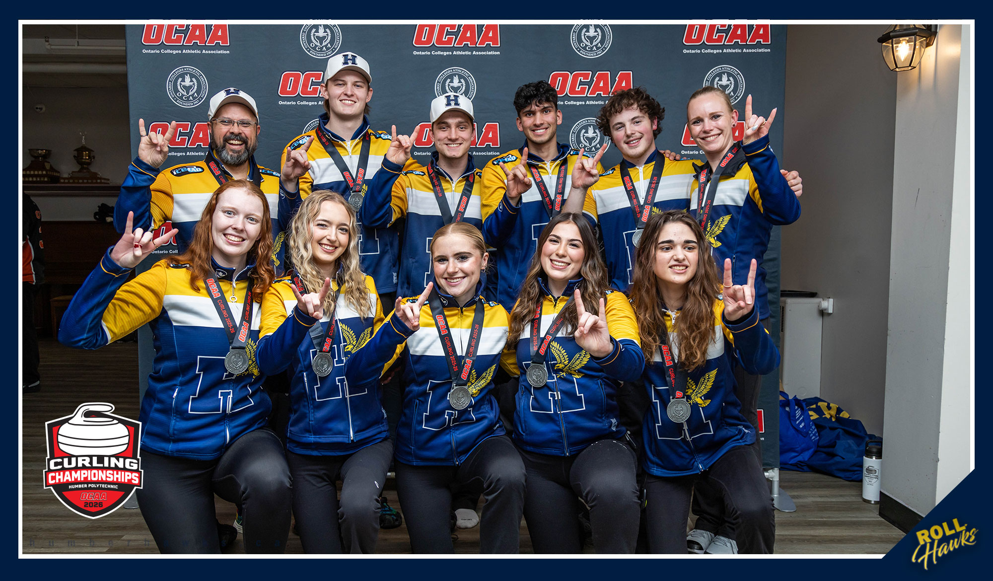 Double silver for Curling at 2026 OCAA Curling Championships