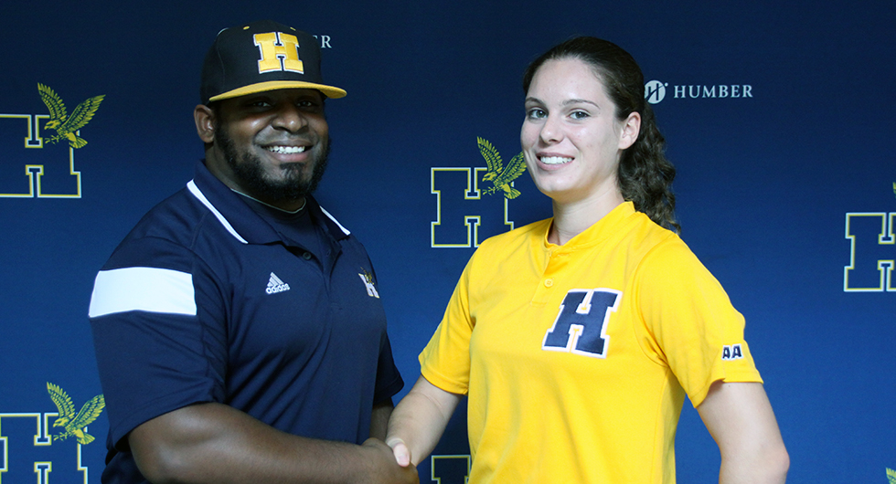 HAWKS SOFTBALL SIGN FIRST RECRUIT