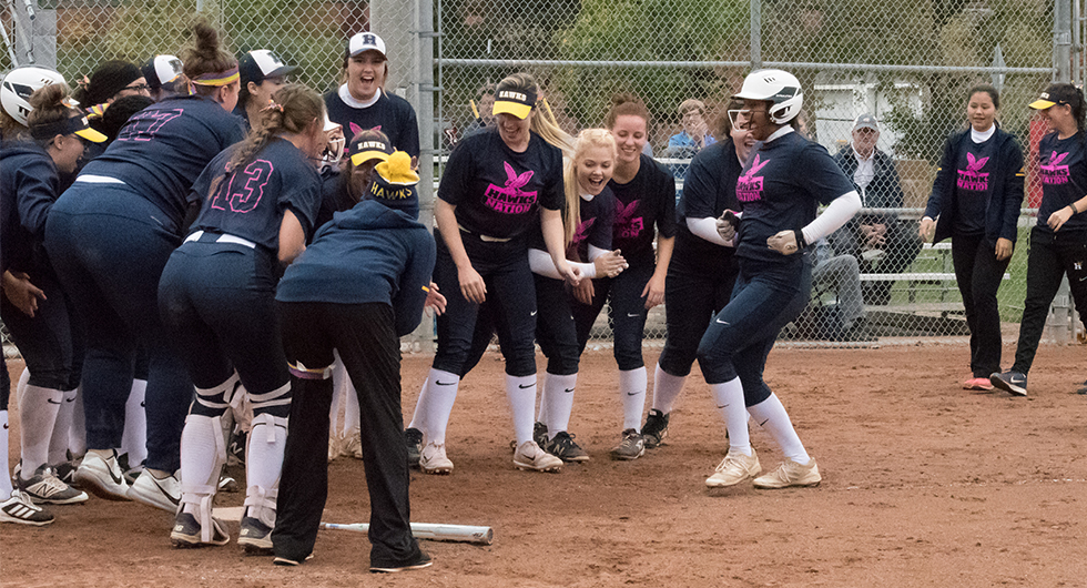 HOME RUNS HELP SOFTBALL EARN SPLIT AGAINST CONESTOGA
