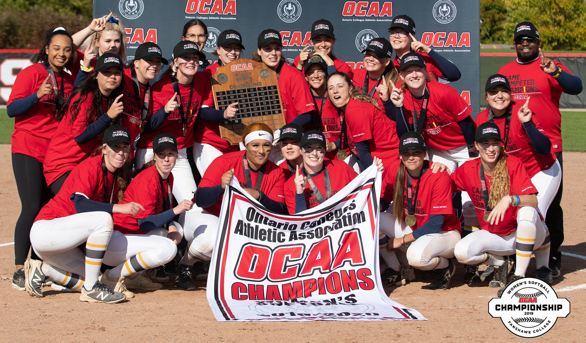 Humber Softball Walks off Durham to Win 2019 OCAA Title
