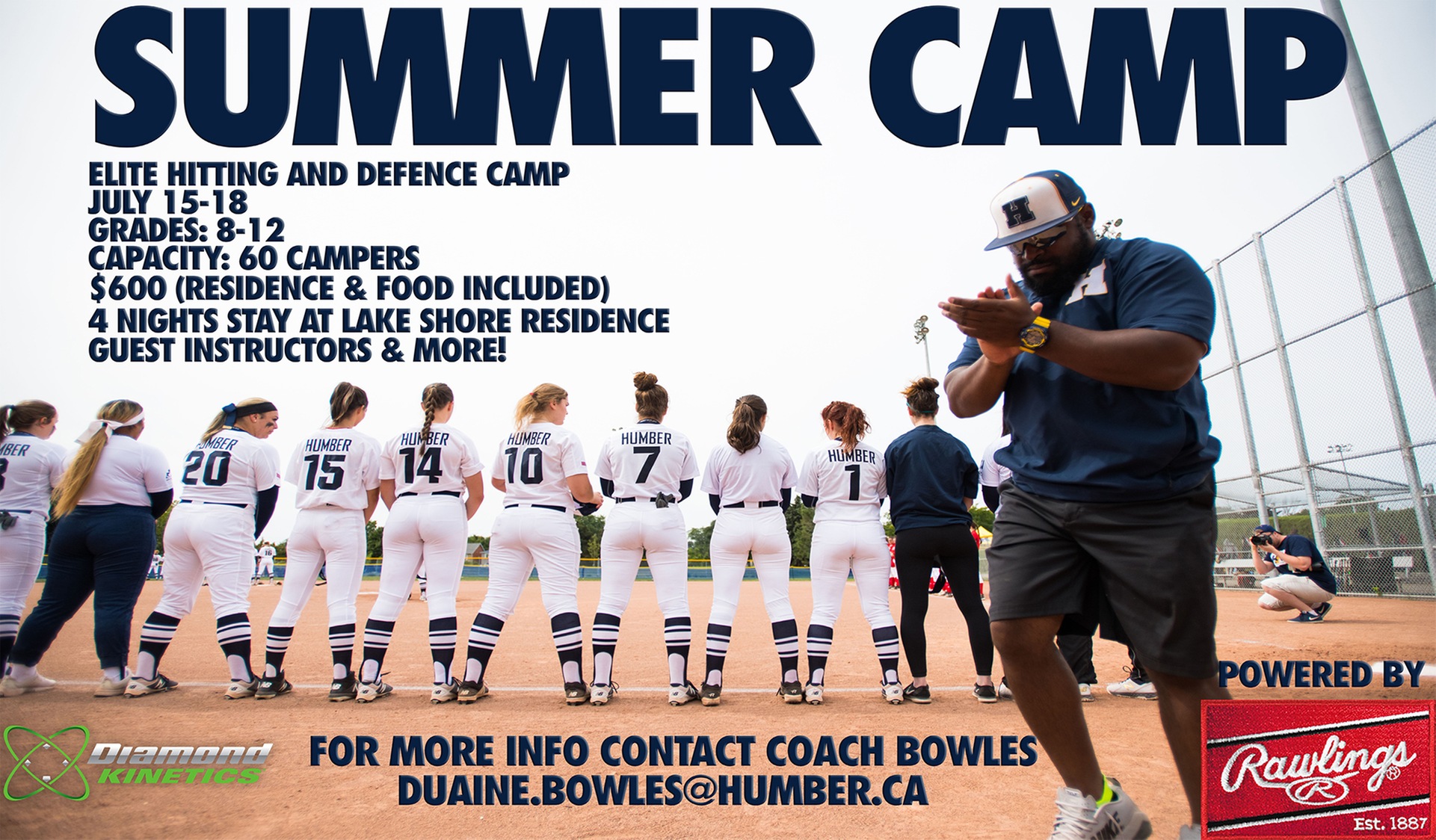 2019 Humber Softball Summer Camp