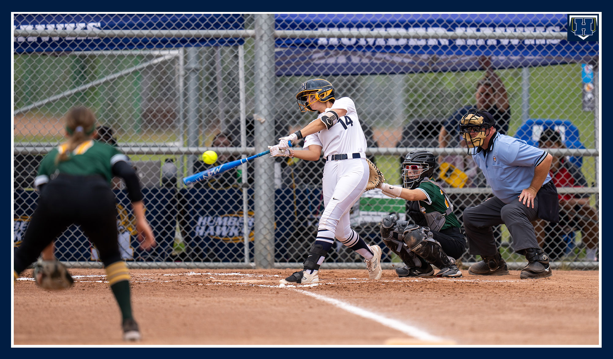 Hahnfeld connecting for a home run