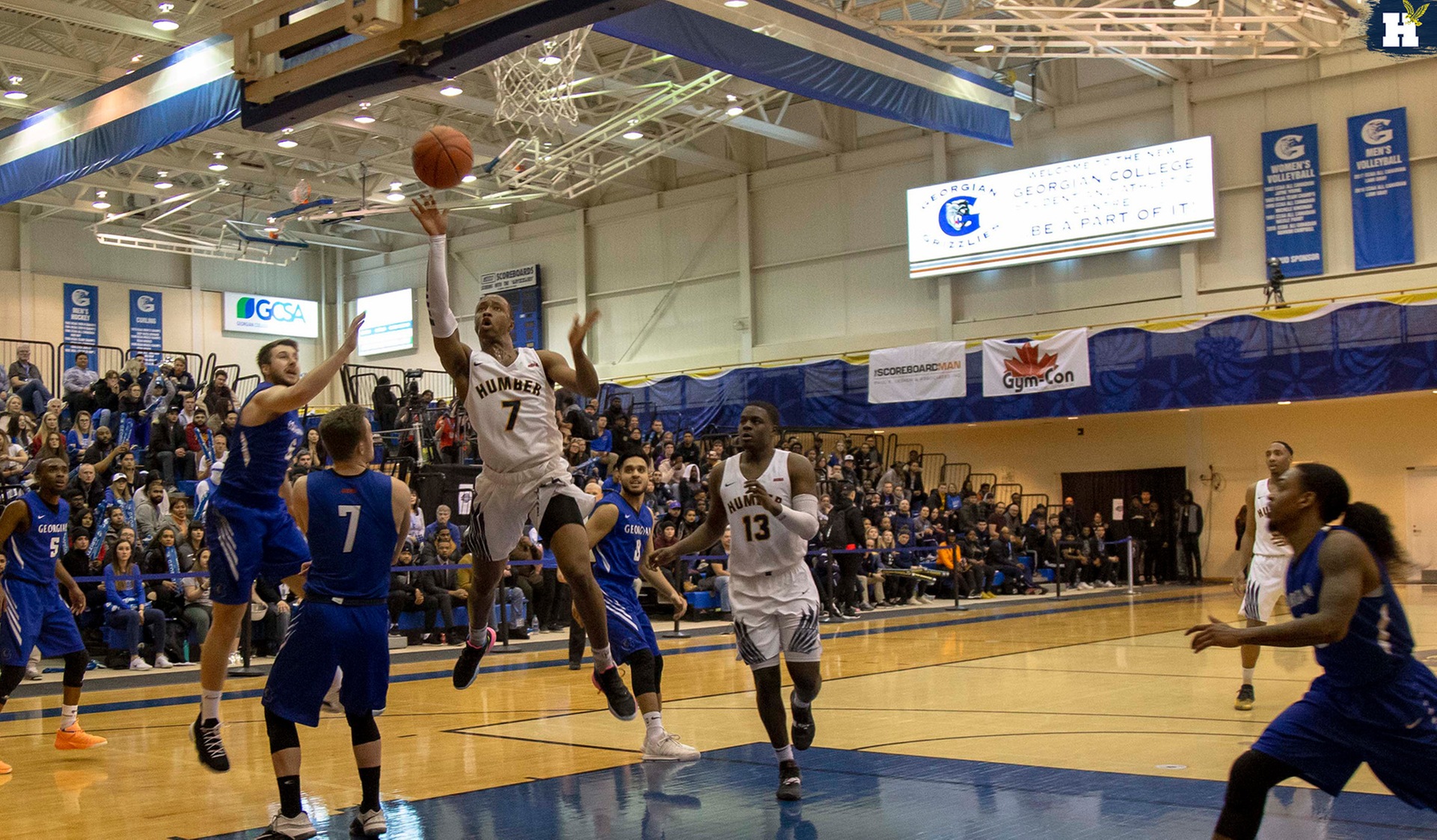 BALANCED ATTACK LEADS No. 5 MEN'S BASKETBALL PAST GEORGIAN, 88-61