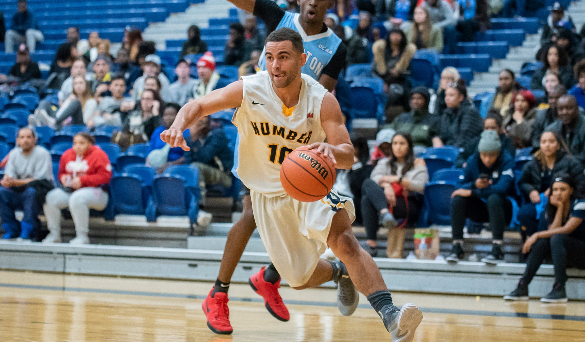 No. 3 MEN'S BASKETBALL HITS CENTURY MARK IN ROAD WIN OVER LAMBTON, 100-82