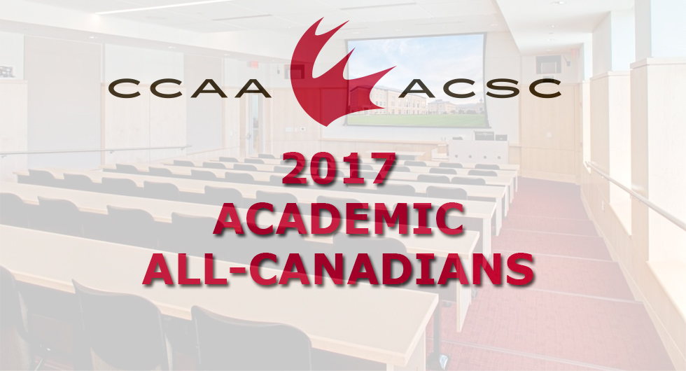 NINE HAWKS NAMED CCAA ACADEMIC ALL-CANADIANS