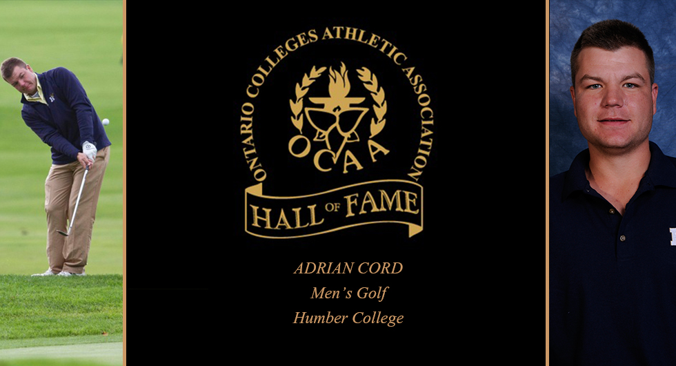 ADRIAN CORD - 2017 OCAA HALL OF FAME INDUCTEE