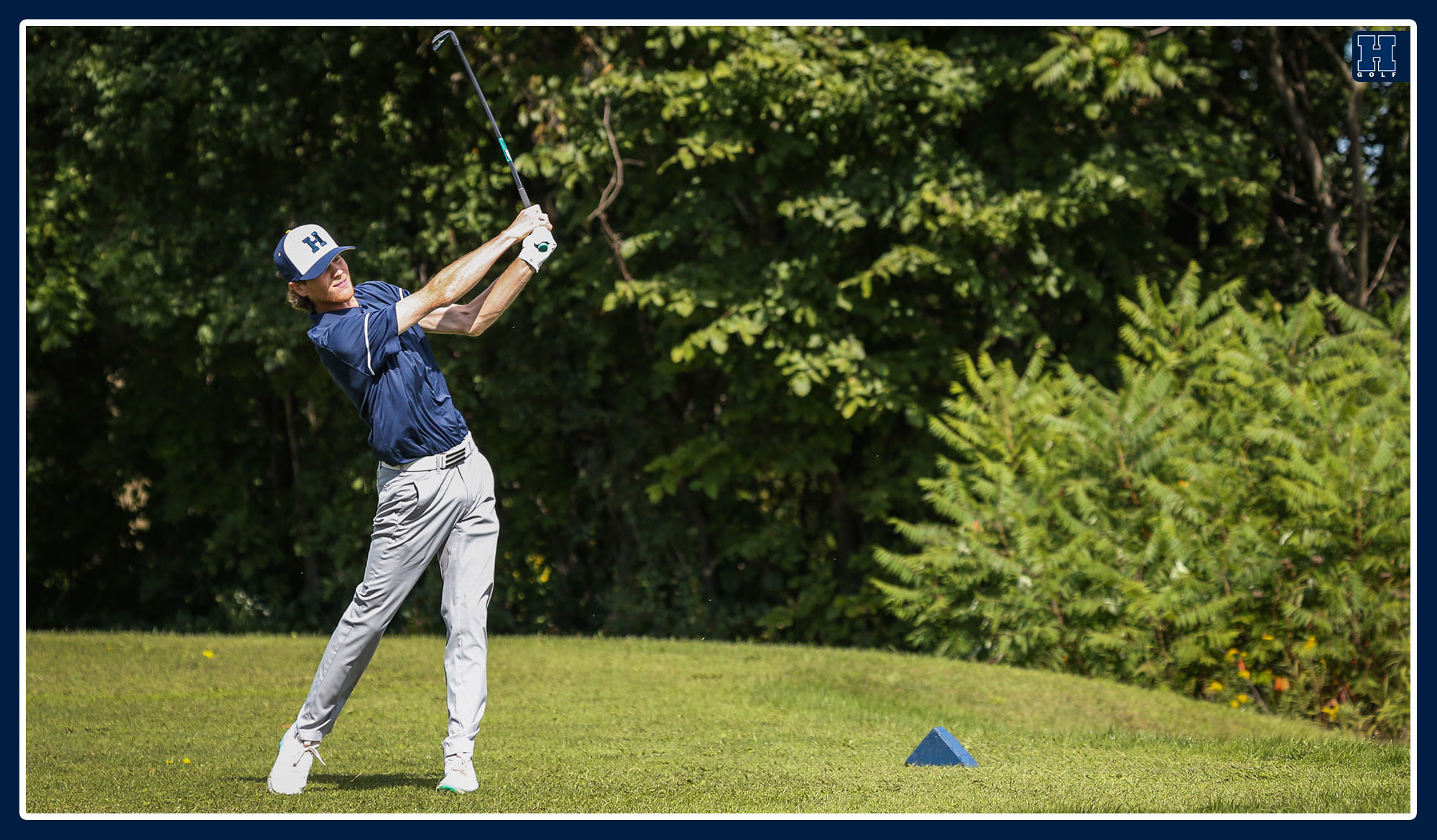 Morton tees off at the Durham Invitational