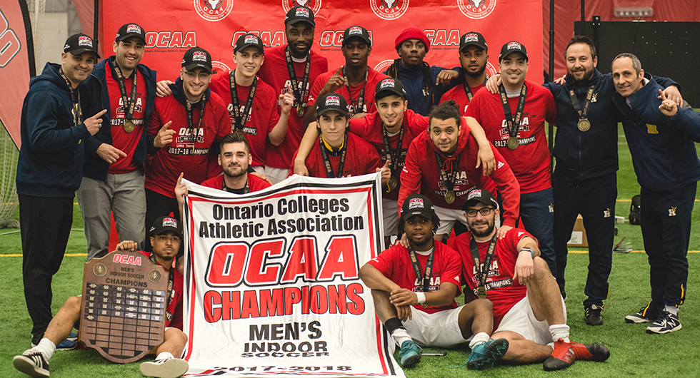 FENTON, GARRO LEAD HAWKS TO 2018 OCAA INDOOR SOCCER TITLE