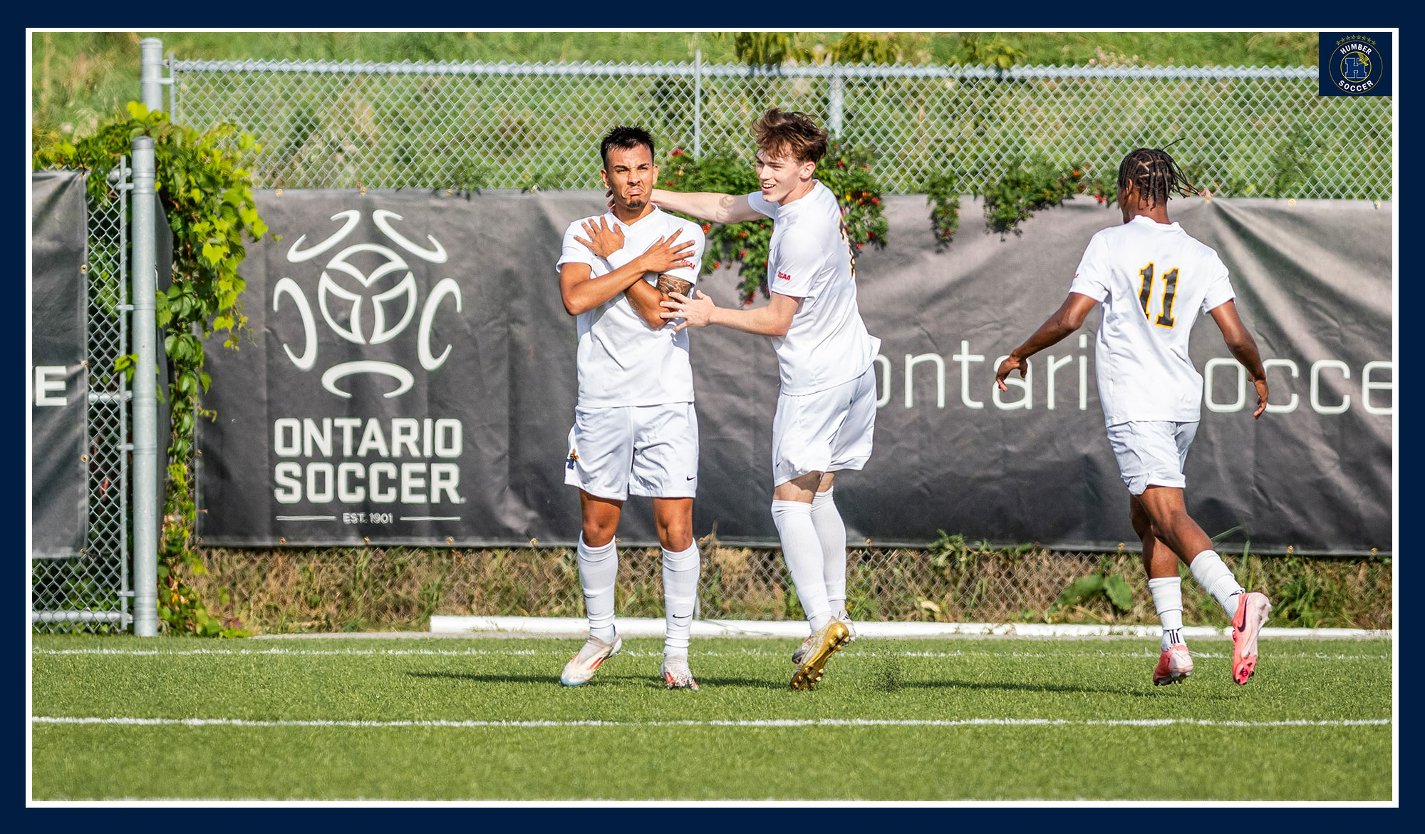 No. 7 Men's Soccer blanks No. 15 Conestoga