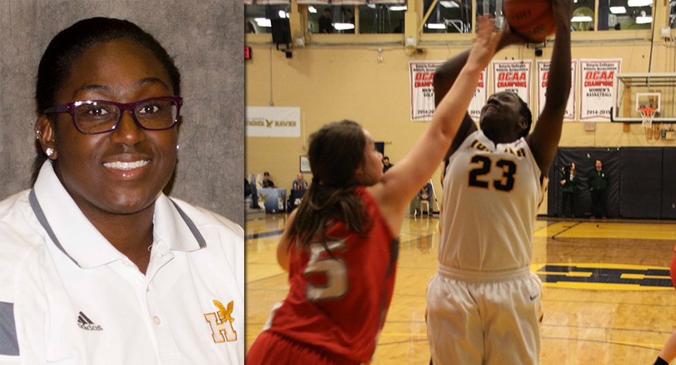 HAWKS WOMEN'S BASKETBALL LLYANDRA KERR HONOURED BY OCAA