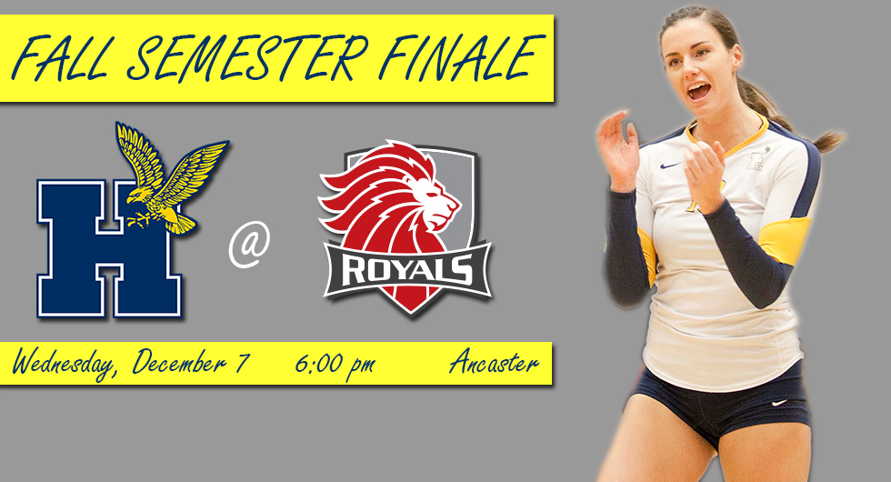 HAWKS ENTER ROYALS DEN ON WEDNESDAY IN FALL FINALE