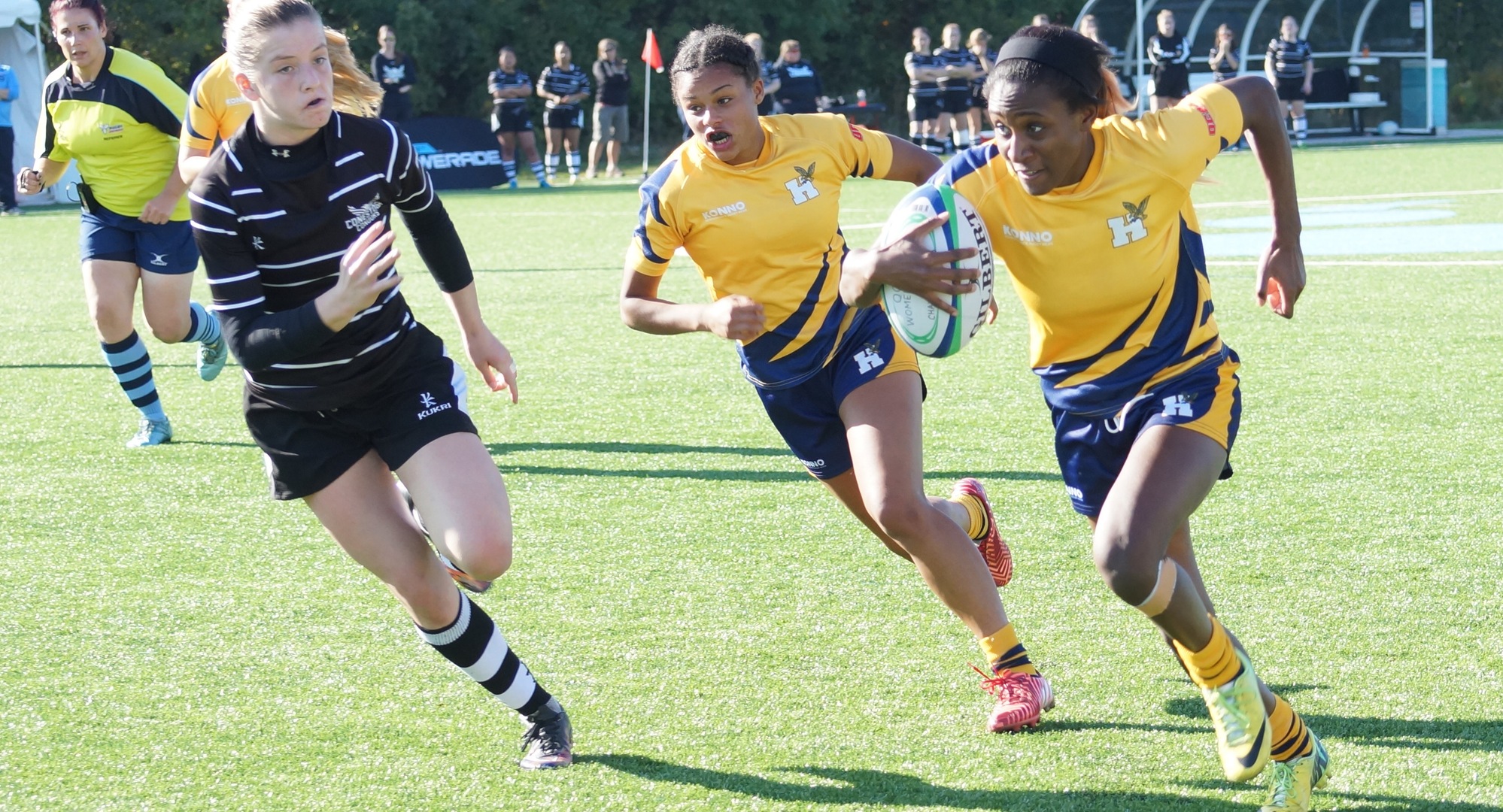 HAWKS KEEP UNDEFEATED SEASON IN SIGHT WITH 4 WINS ON SUNDAY