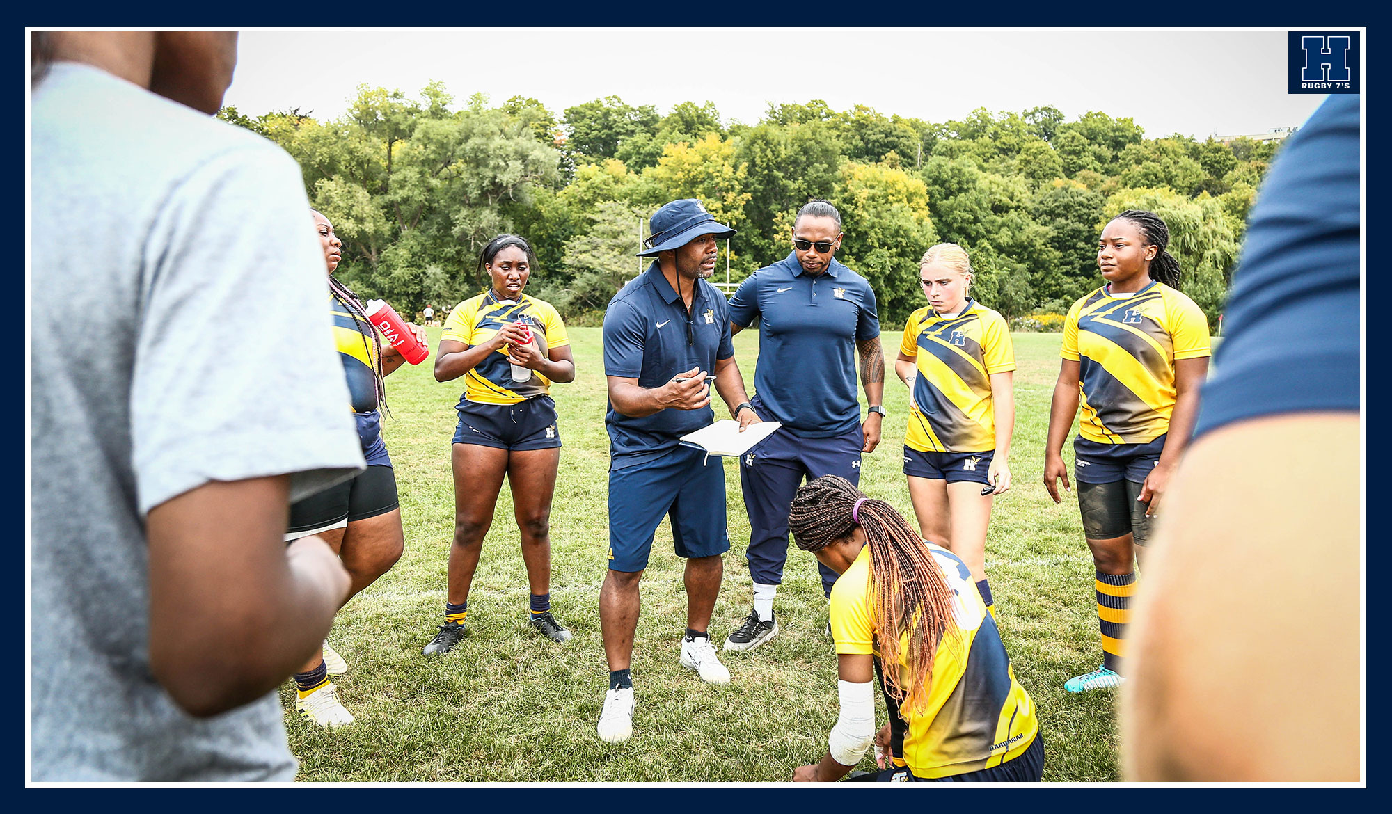 Coach Essue talking during a time out