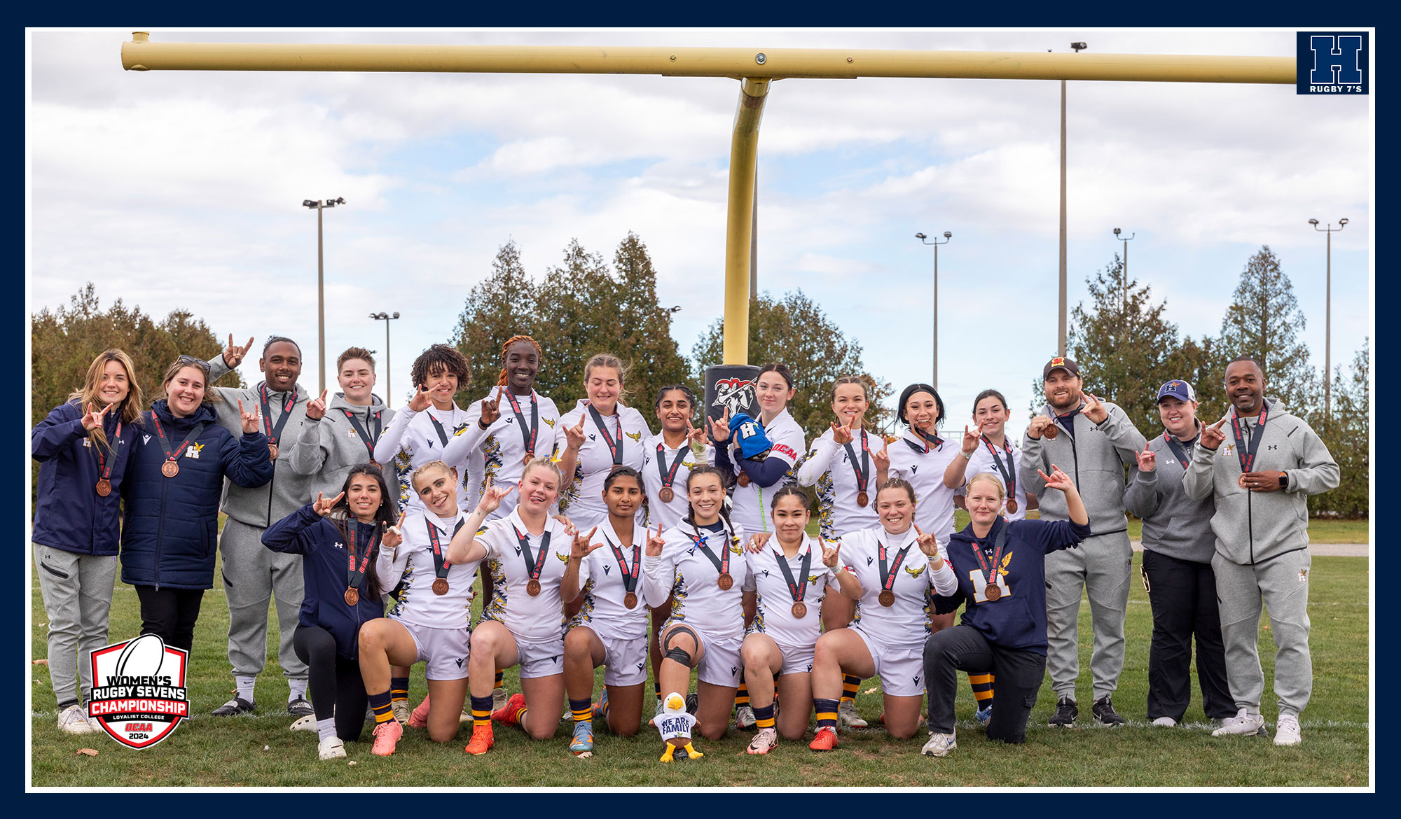 Rugby Sevens wins OCAA bronze medal