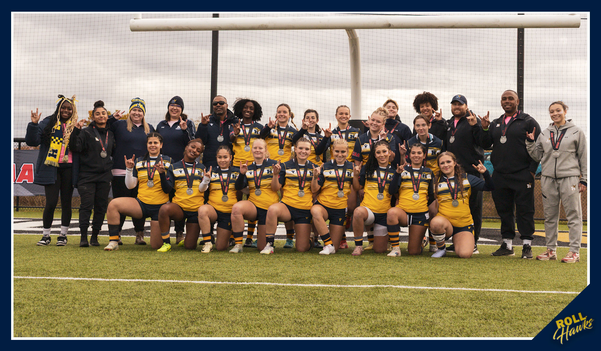 Rugby sevens captures OCAA silver medal