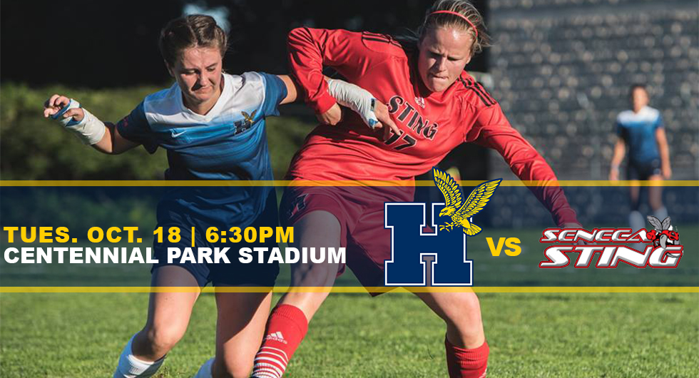 HAWKS PLAY SENECA FOR CHANCE TO CLINCH DIVISION