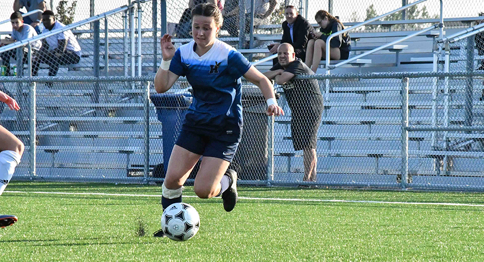 No. 6 WOMEN&rsquo;S SOCCER BLANK No. 11 CAMBRIAN, CLINCH DIVISION TITLE