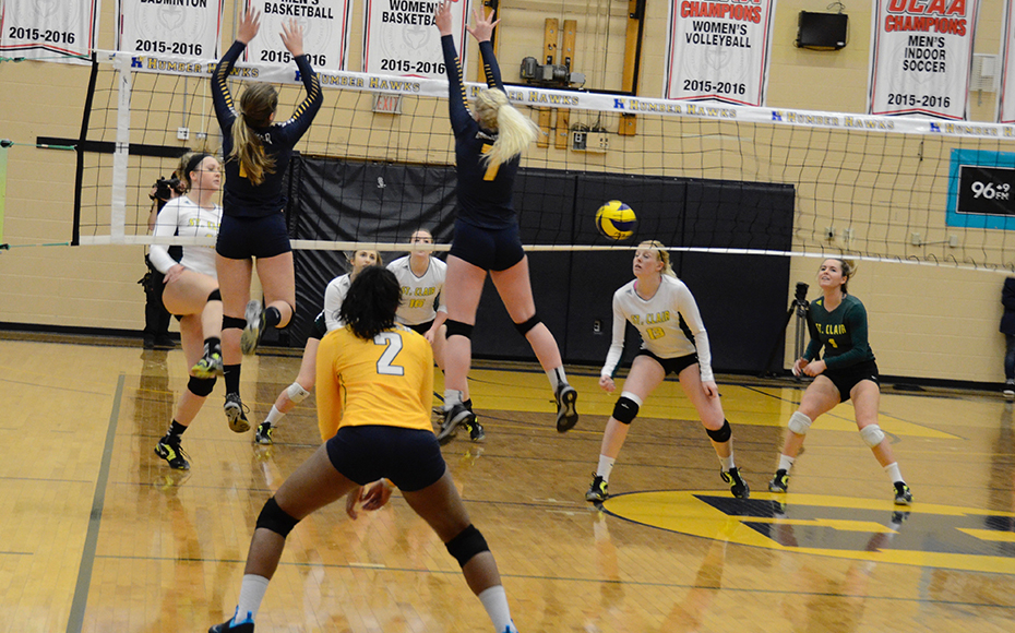 No. 2 HAWKS FINISH HOME STAND WITH 3-0 WIN OVER SAINTS