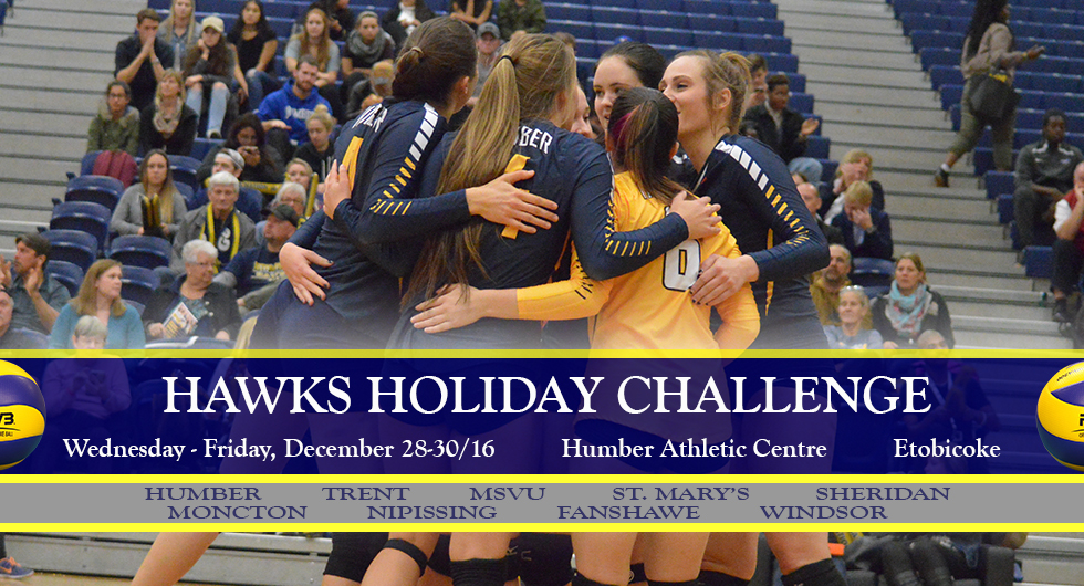 HAWKS HOST WOMEN'S VOLLEYBALL HOLIDAY CHALLLENGE