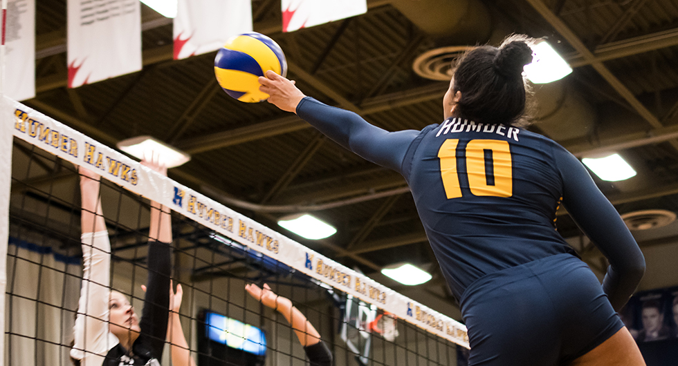 HAWKS ROLL TO EASY STRAIGHT SET OVER CONESTOGA AT HOME